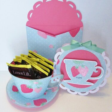 Mother's Day 3-D Tea Cup and Tea Cup Card