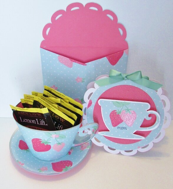 Mother&#039;s Day 3-D Tea Cup and Tea Cup Card