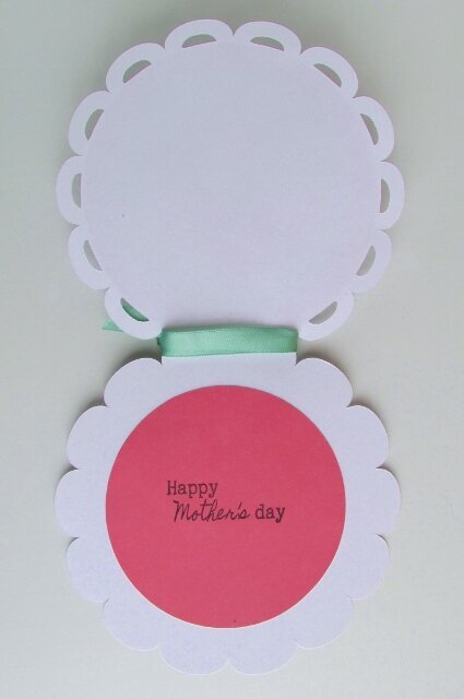 Mother&#039;s Day Tea Cup Card (inside)