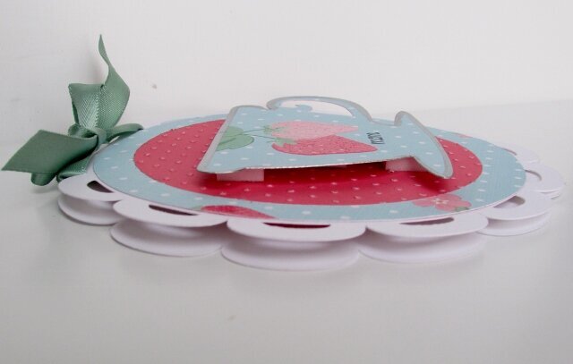 Mother&#039;s Day Tea Cup Card (side view)