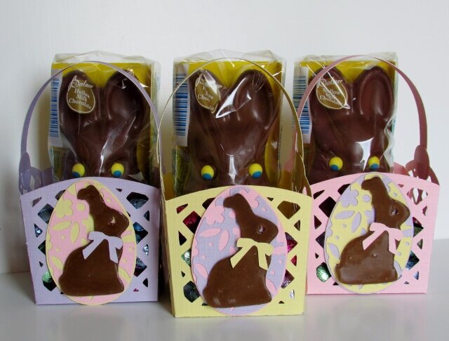 Mini Chocolate Bunny Baskets
