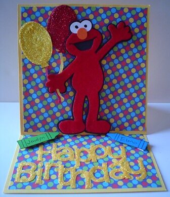 Elmo (easel) card