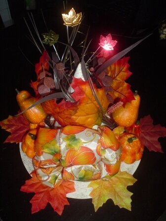 Fall Witches Hat Table Centerpiece