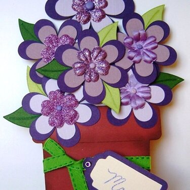 My version of the Flower Pot card