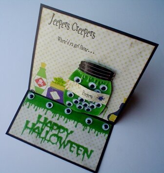 Jeepers Creepers card - HDH130 &quot;Eye Can See You.&quot;
