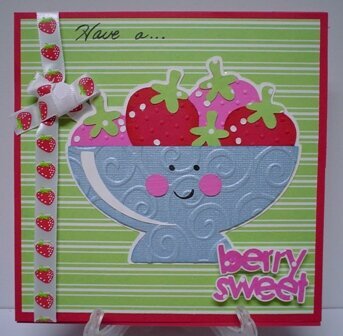 Have a Berry Sweet Birthday (easel card)