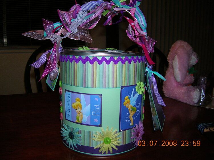Tinkerbell paint can for SASSY C