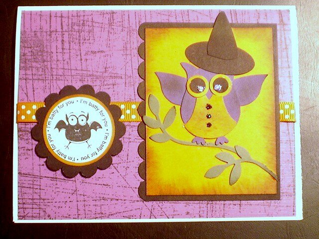 Owl Halloween Card