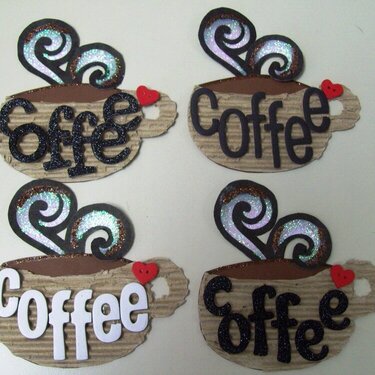 Coffee Tags for Katie&#039;s Journal/Tag Swap