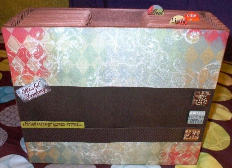Altered file folder made by Taysha (Scrapping Diva)