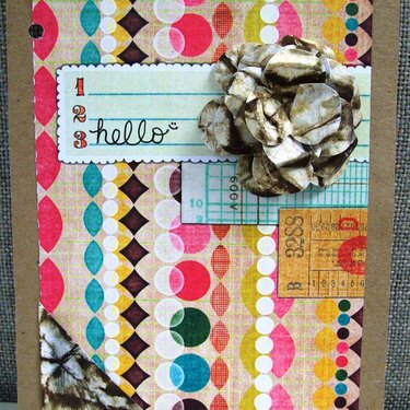 52 Card Pickup: Creating distressed and weathered paper