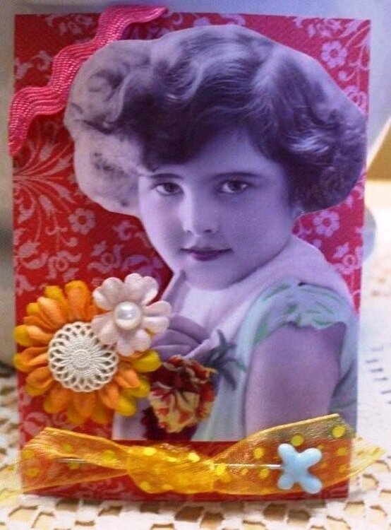 Mystery ATC Swap Round 2 ~ Vintage Girl