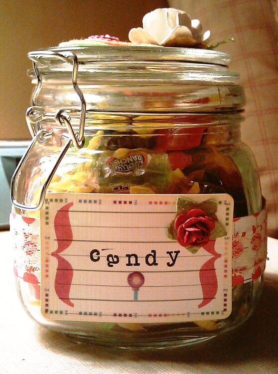 Christmas Giftie: candy jar