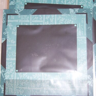 Teal premade 12 x 12