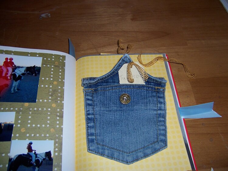 Cowgirl - jean pocket with tag