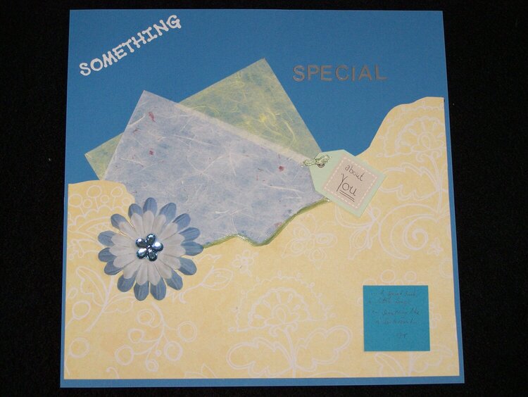 Baby Scrap Book LO for Friend