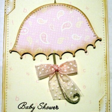 BABY SHOWER GIRL CARDS
