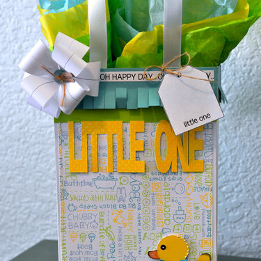 Little one large gift bag