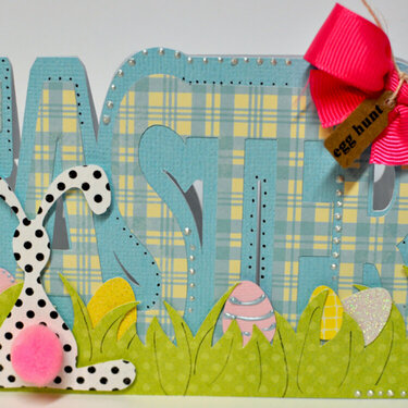 Easter shaped card