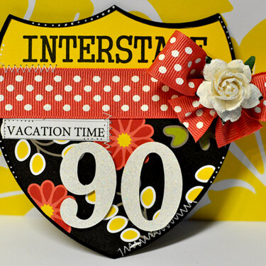 interstate 90 shaped card