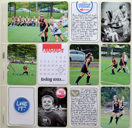 Project Life Field Hockey Page