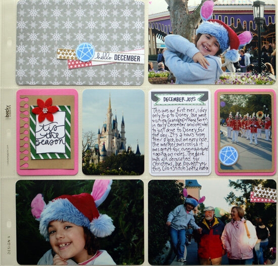 Hello December Project Life Page