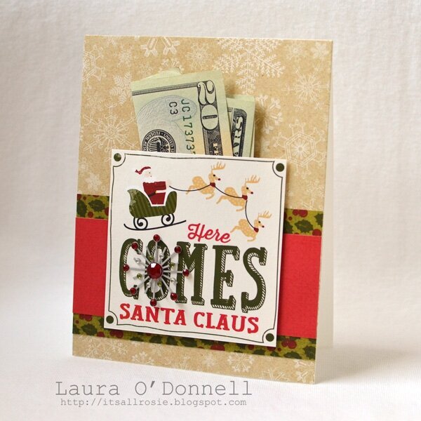 Money Holder Christmas Card