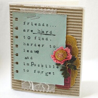 Friends are ...