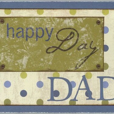 Fathers Day Card (from WA QVC kit)