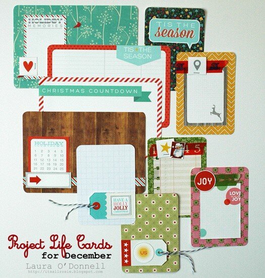 Project Life Cards for December
