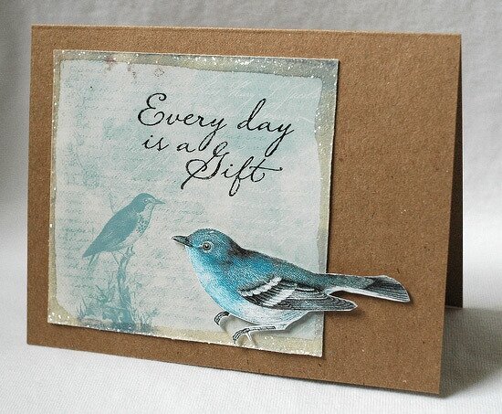 Bluebird Card and Gift Box Set