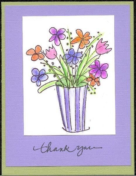 Thank You cards with HA stamp