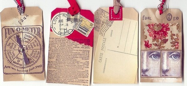 Little Book - Tags on the Inside (Faux Postage Winner Prize)