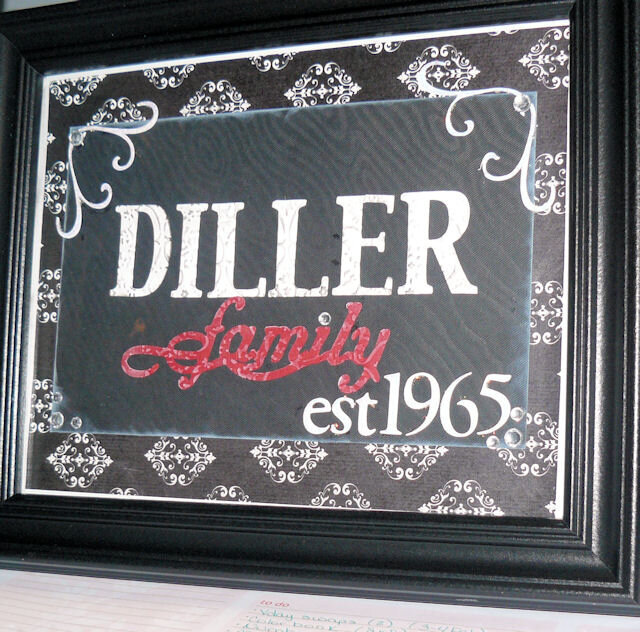Diller Family plaque