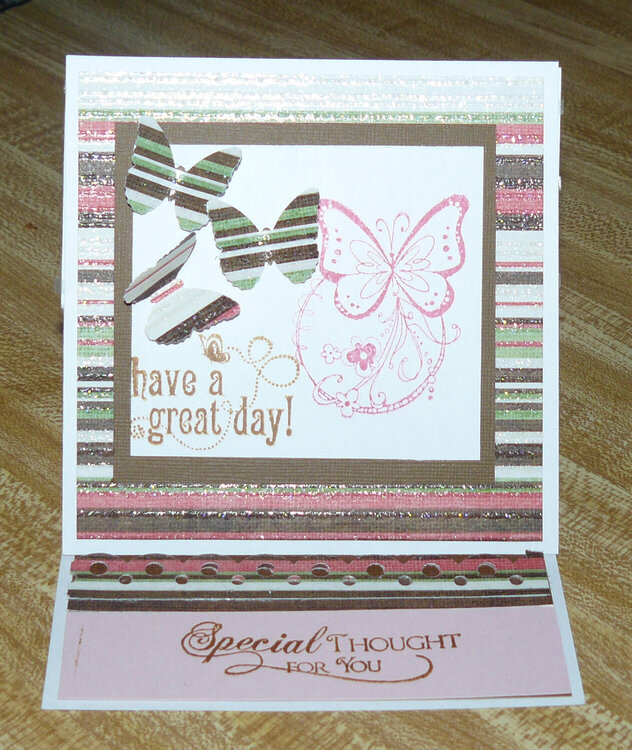 Have a great day (easel card)