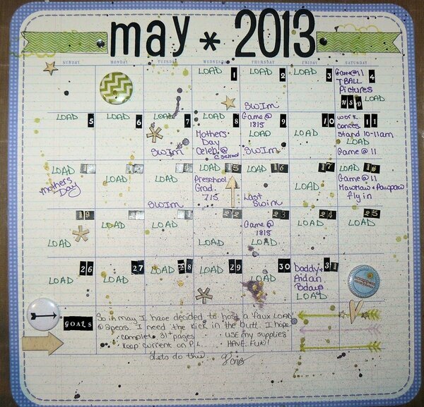prechallenge: my goals for May 2013