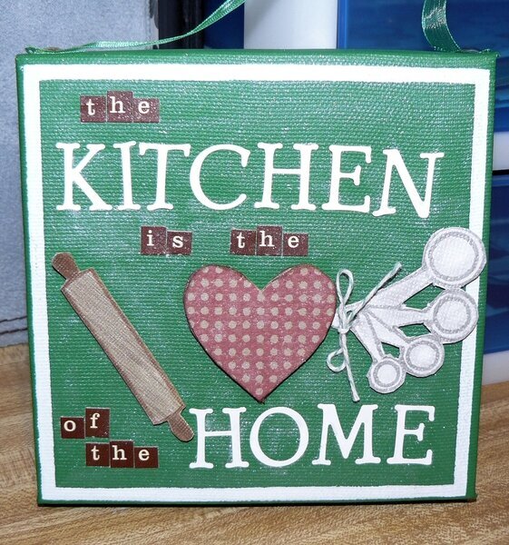 altered kitchen sign