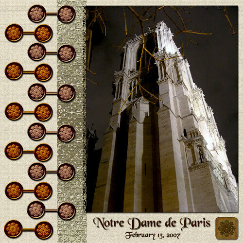 Unusual View of Notre Dame de Paris