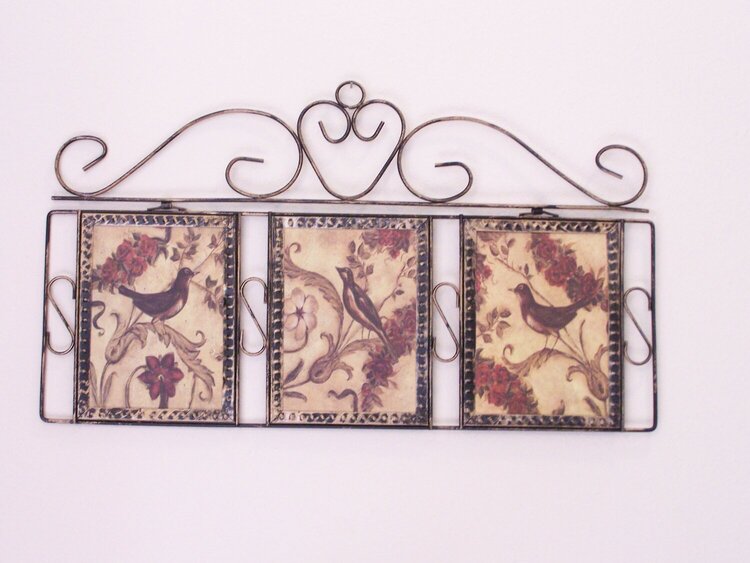 BEFORE - altered picture frame