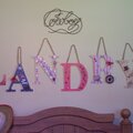 Altered Wooden Letters