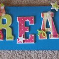 Altered Letters "Dream"