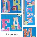 Altered Letters "Dream"
