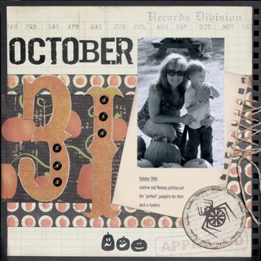 &quot;October 31&quot; - Rusty Pickle DT Creation