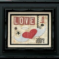 Love - Altered Art project - Rusty Pickle DT Creation