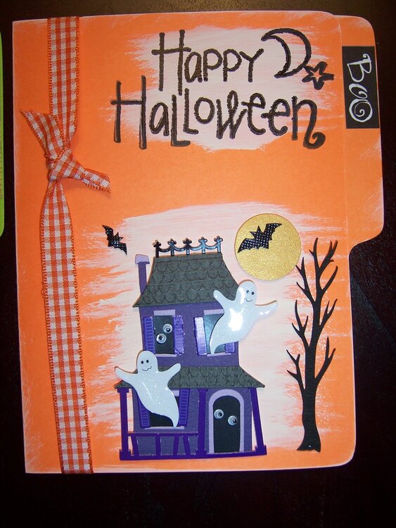 Halloween Card Closeup