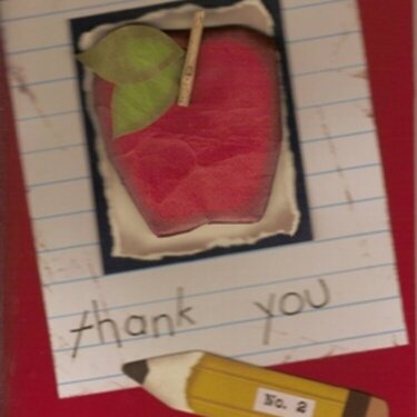 Card - Teacher Thank You