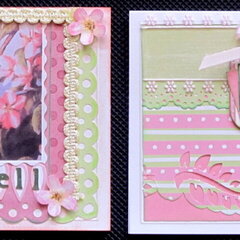 Pink & Green Cards