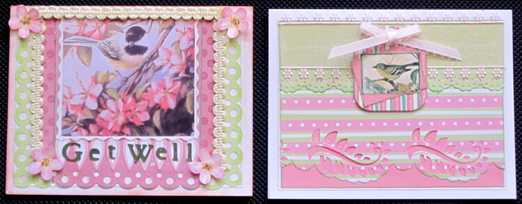 Pink &amp; Green Cards