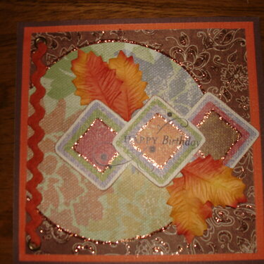 Fall Birthday Card