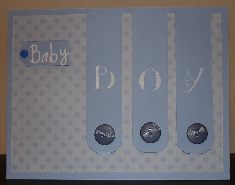 Baby Boy Card